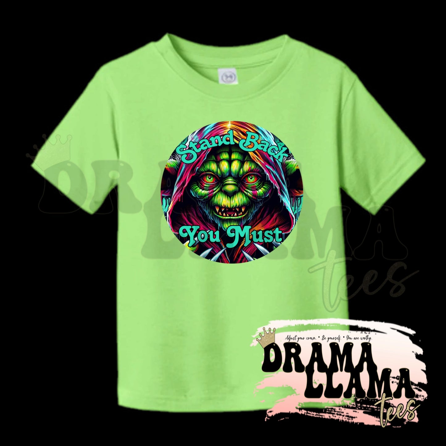 Toddler Spooky Drop 1 Tees- KEY LIME