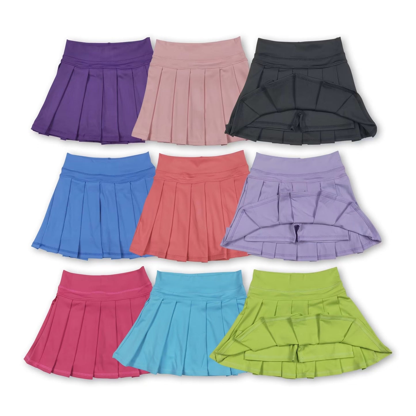 Pleated Yoga Skorts | Bundles Available