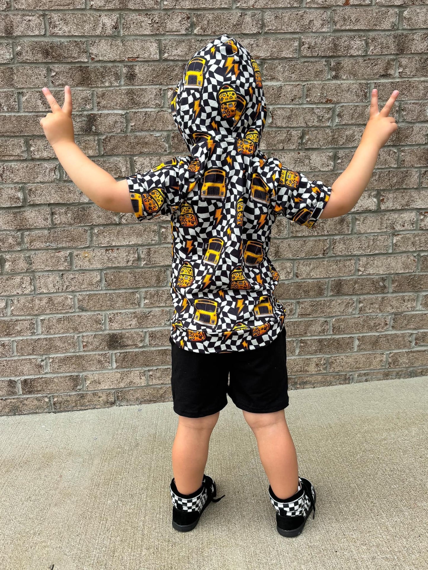 8-9 School Bus Checks TDB Exclusive *CLOSEOUT SALE*