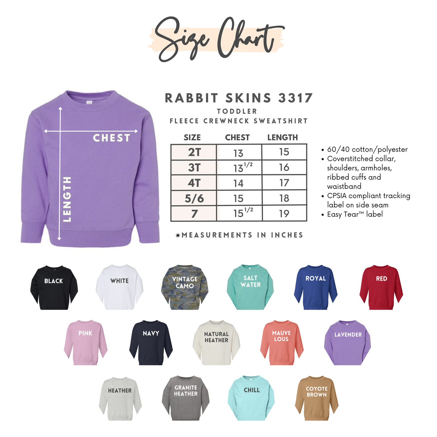 Pennant NO BOW Spirit INFANT & TODDLER Rabbit Skins Tees | Put team name/info in note box!!