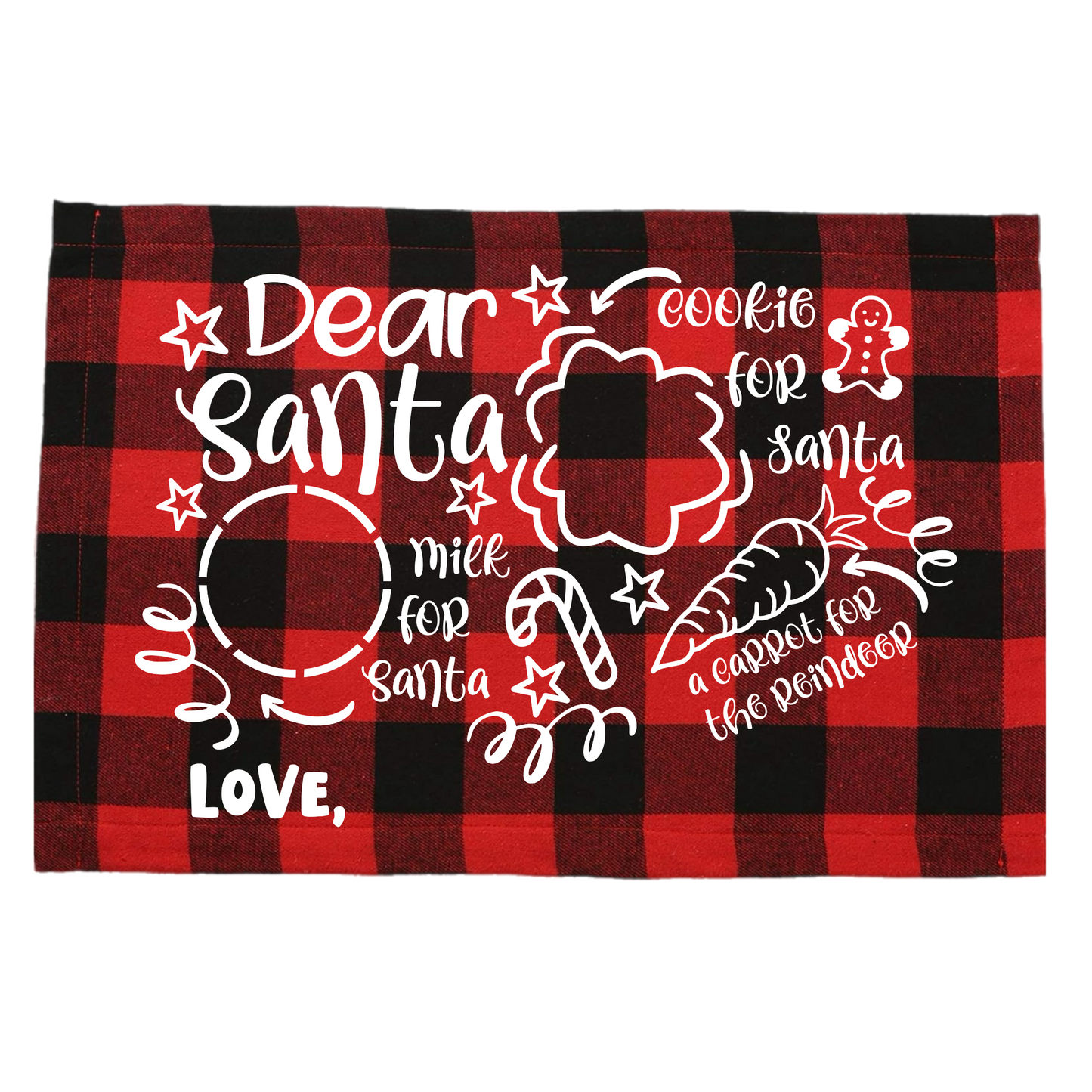 Santa Milk & Cookies Placemat Pre-Orders