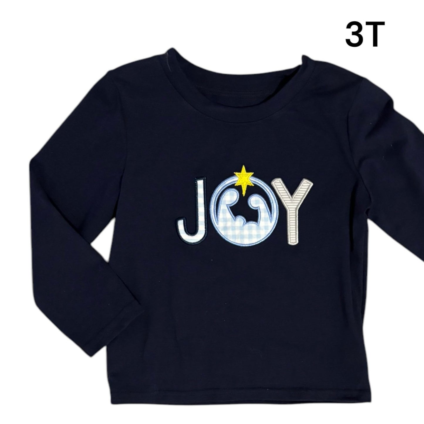 3T Joy Embroidered Applique Top *CLOSEOUT SALE*