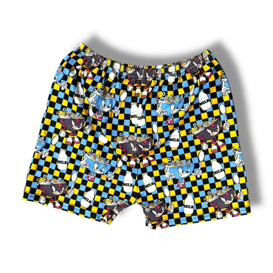 5-6 (2) Blue Blur and Shadow Cereal Shorts: TDB Exclusive *CLOSEOUT SALE*