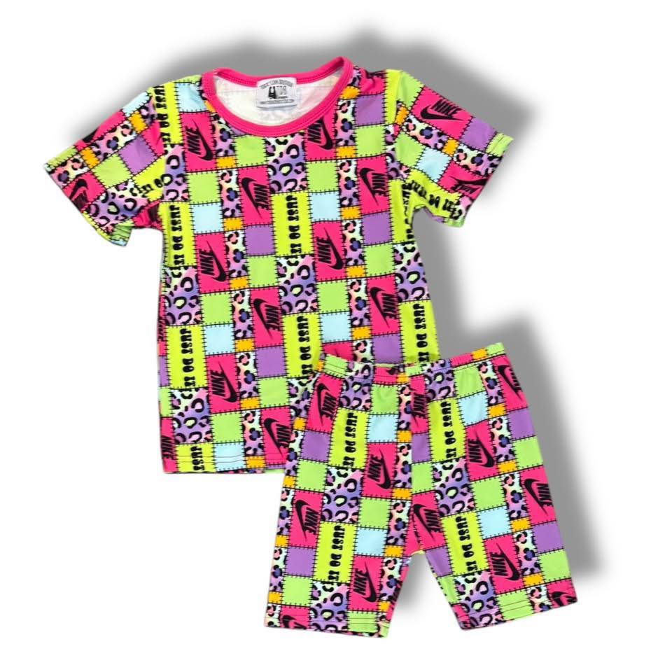 4T Sporty Rainbow Biker Set: TDB Exclusive *CLOSEOUT SALE*