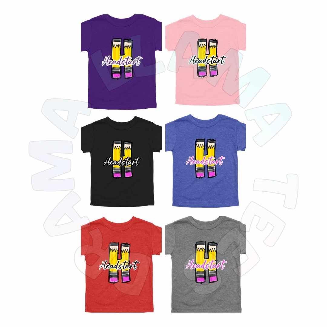 ✨Drama Llama Original✨
Back to School Headstart or Any Grade Pencil Tees (Cursive) *multiple color options*