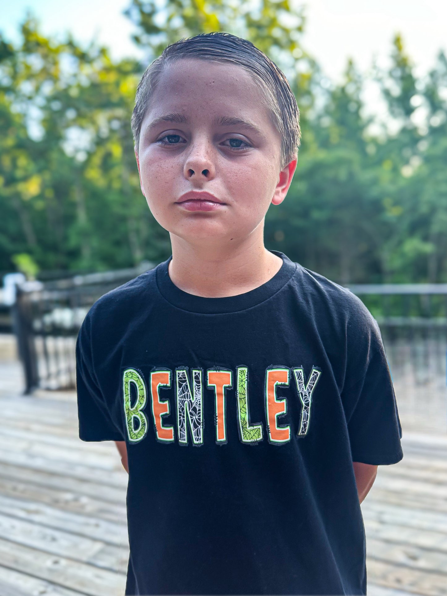 Halloween Customized Name Youth Tee