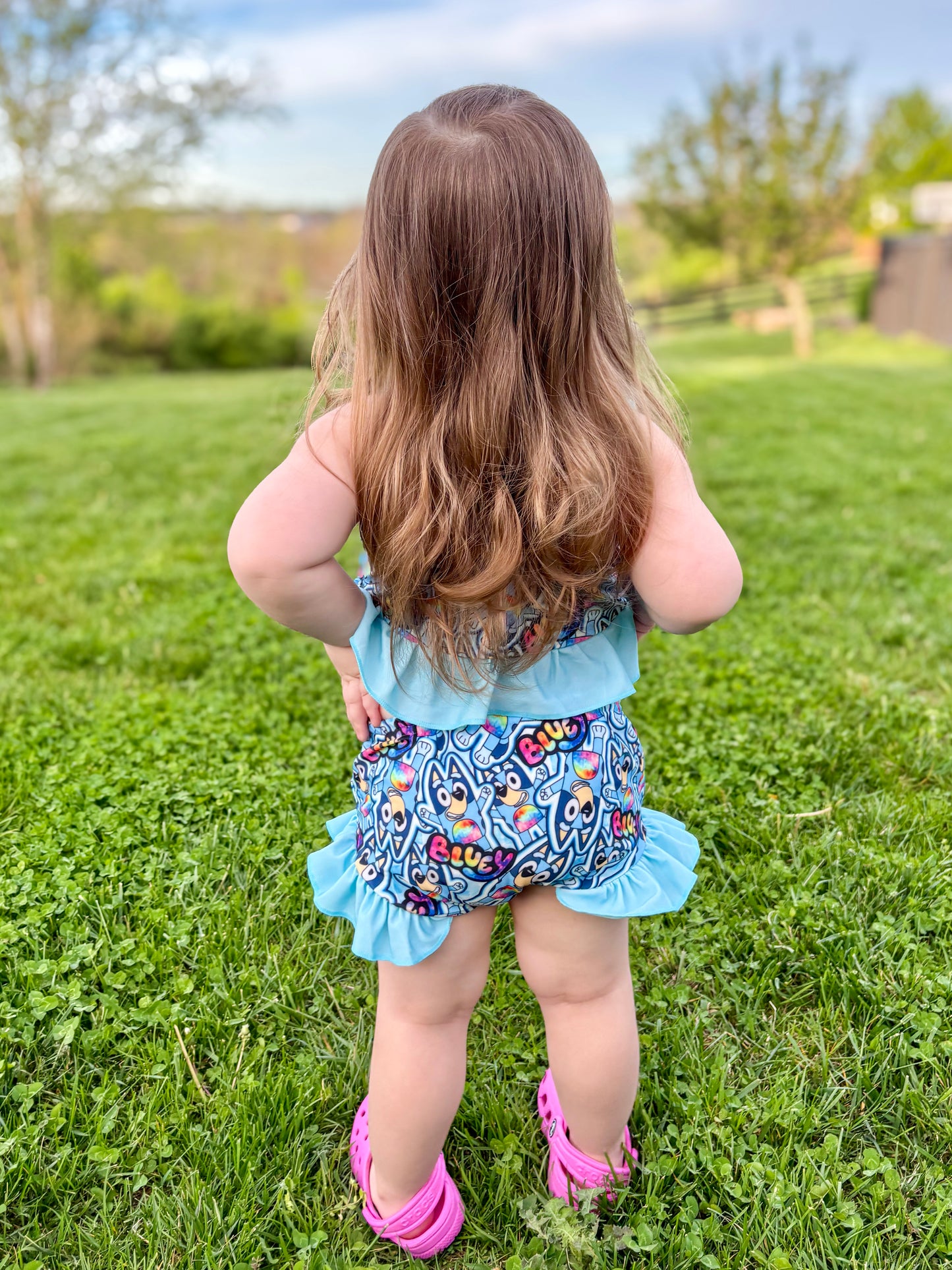 12-14 (fits like 10-12) READY TO SHIP! Tie Dye For Real Life 2 PC Exclusive Swim