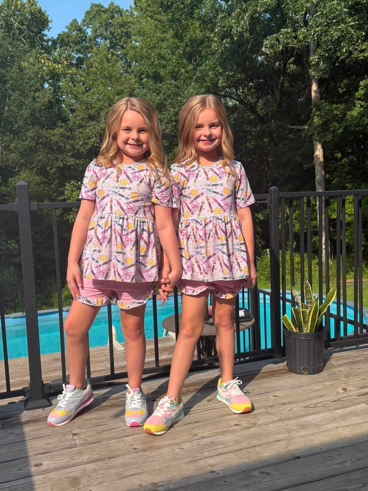 4T 5-6 (3) 6-7 (2) 7-8 (2) 18-20 Girls School Affirmations TDB Exclusive Set: Ready to Ship