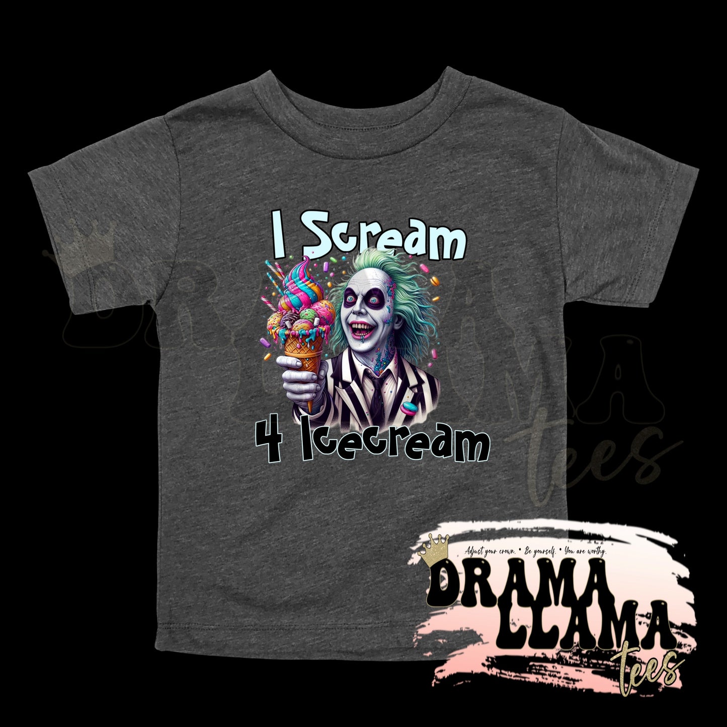 Toddler Spooky Drop 1 Tees- SLATE