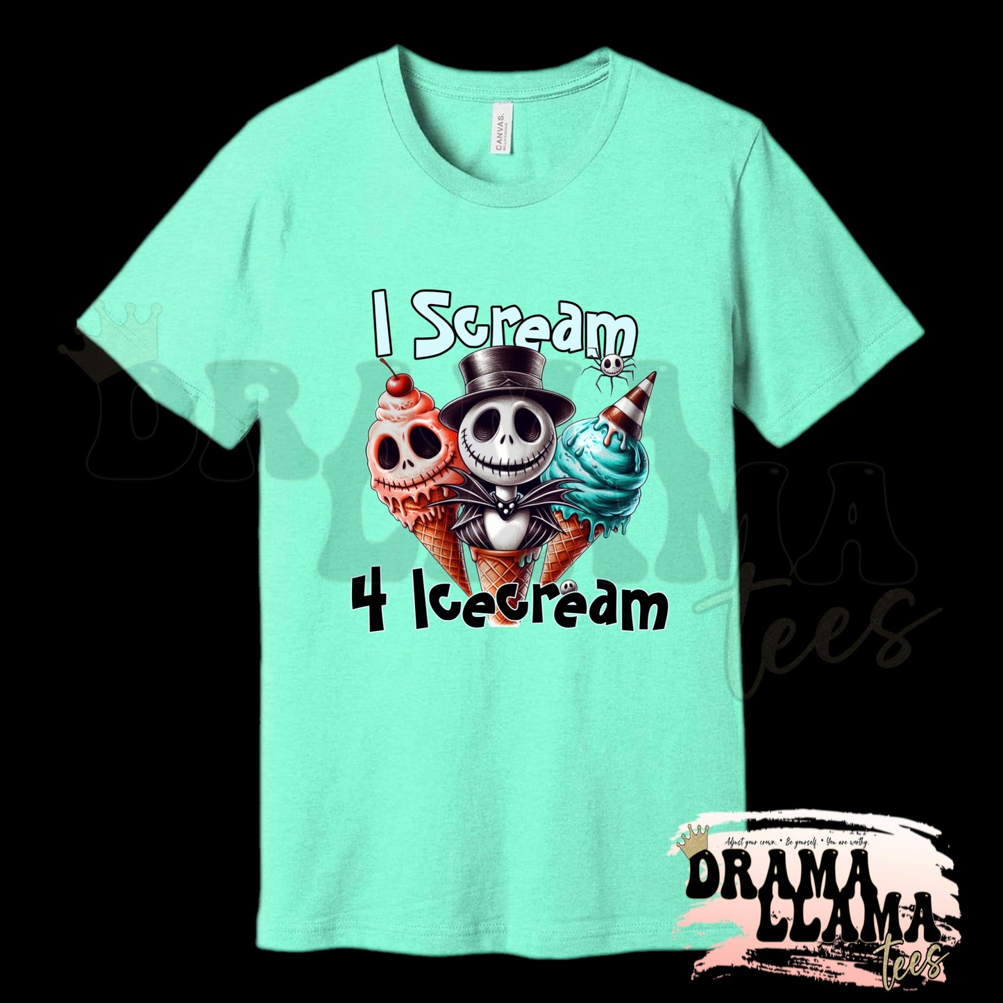 Adult Spooky Drop 1 Tees- MINT