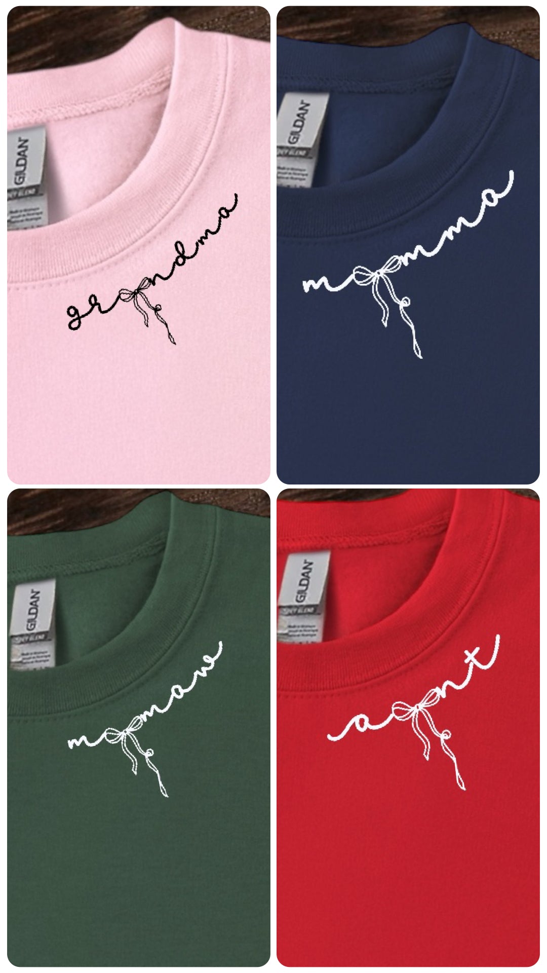 Mama (Or Other Title) Coquette Sweatshirts