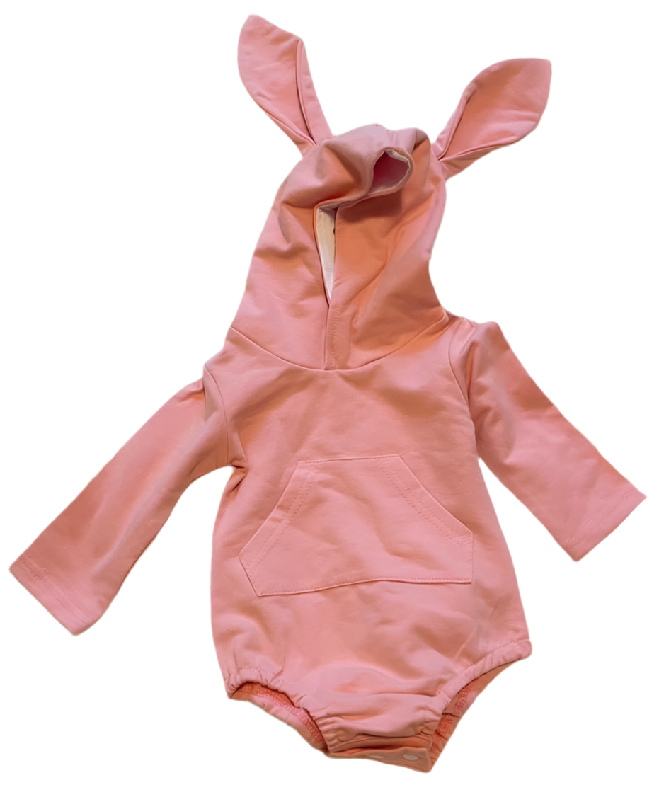3-6 months Bunny Tail and Ears Romper *CLOSEOUT SALE*