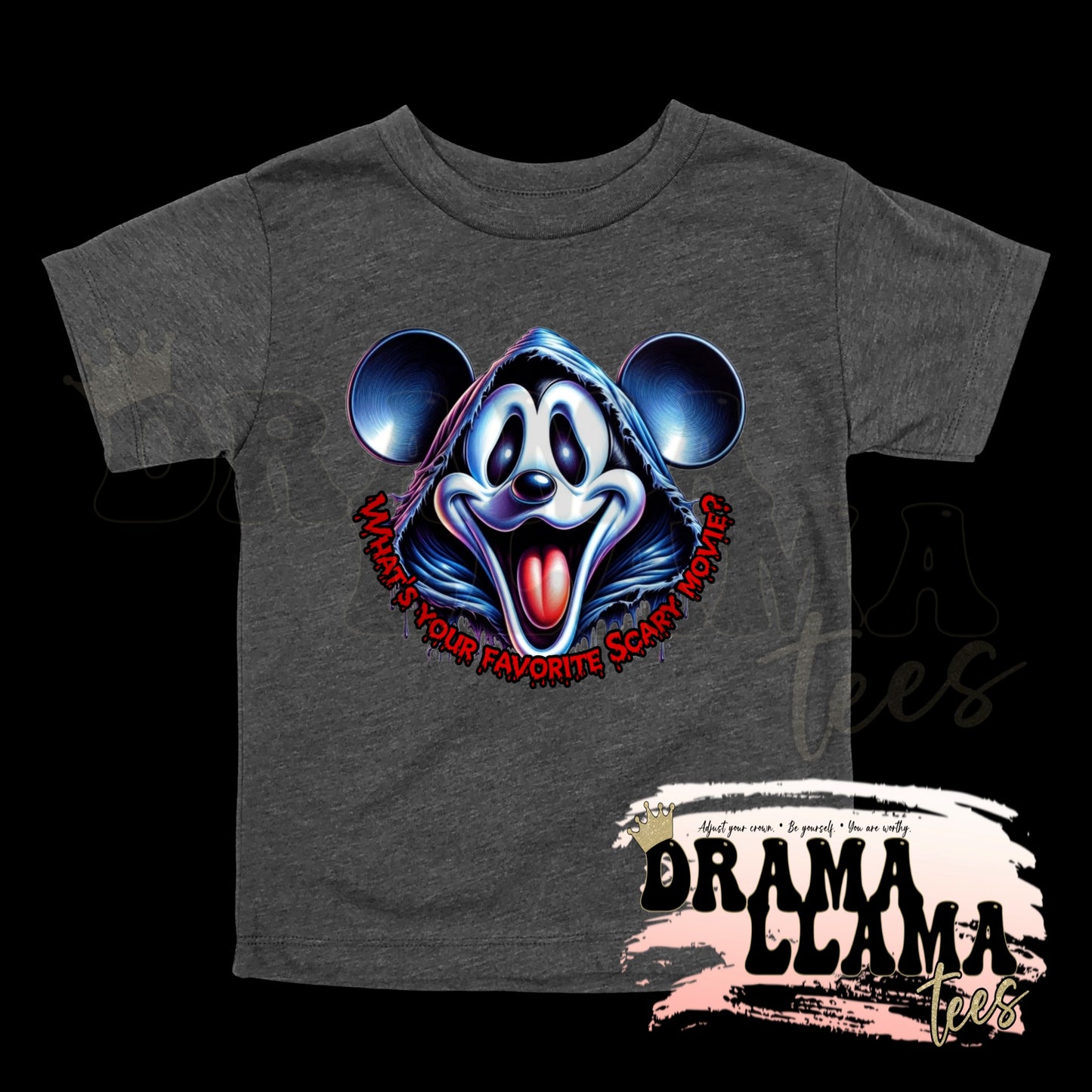 Toddler Spooky Drop 1 Tees- SLATE
