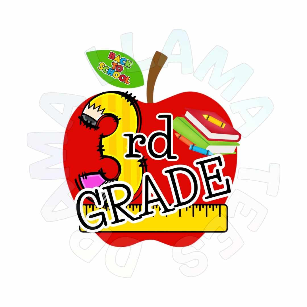 ✨Drama Llama Original✨
*Any Grade* Back to School Tees | Apple Grades with Print *multiple color options*