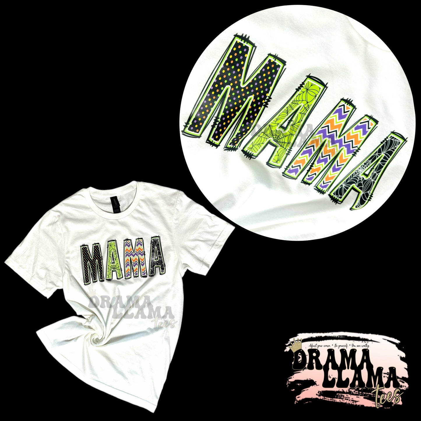 Halloween Customized MAMA Adult Tee