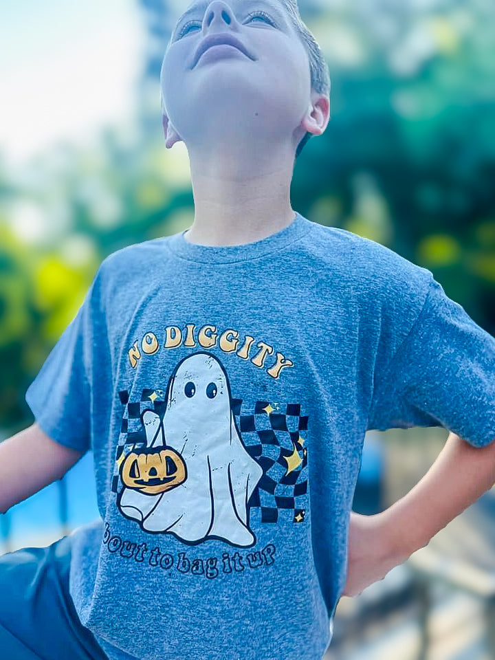 No Diggity- Bout to Bag it Up Kids Tee *Multiple Color Options Available*