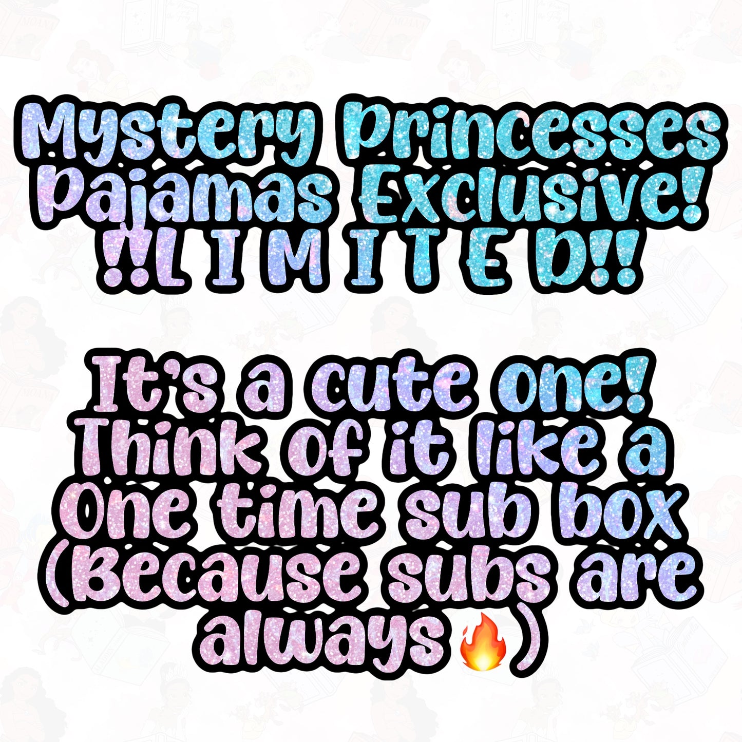 Limited Mystery Princess Exclusive PJs ππ» Pre-Order
