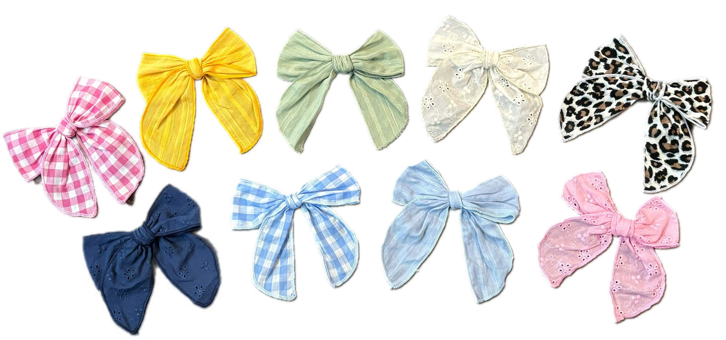 6" Clip Bows *CLOSEOUT SALE*