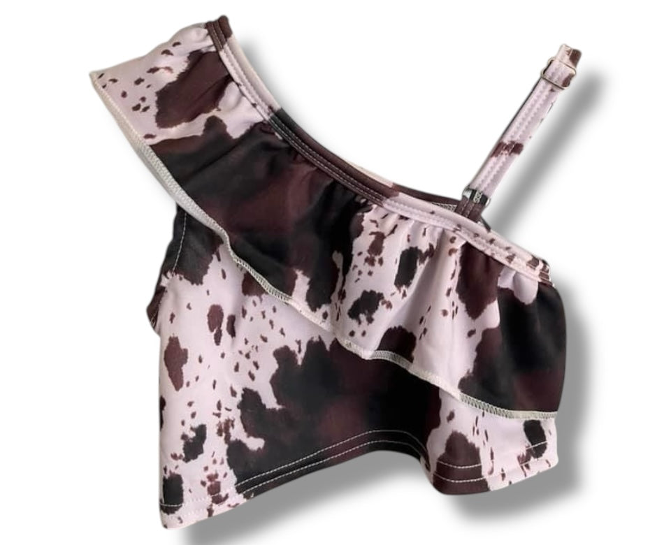 4T Cow Print Swim Top *CLOSEOUT SALE*