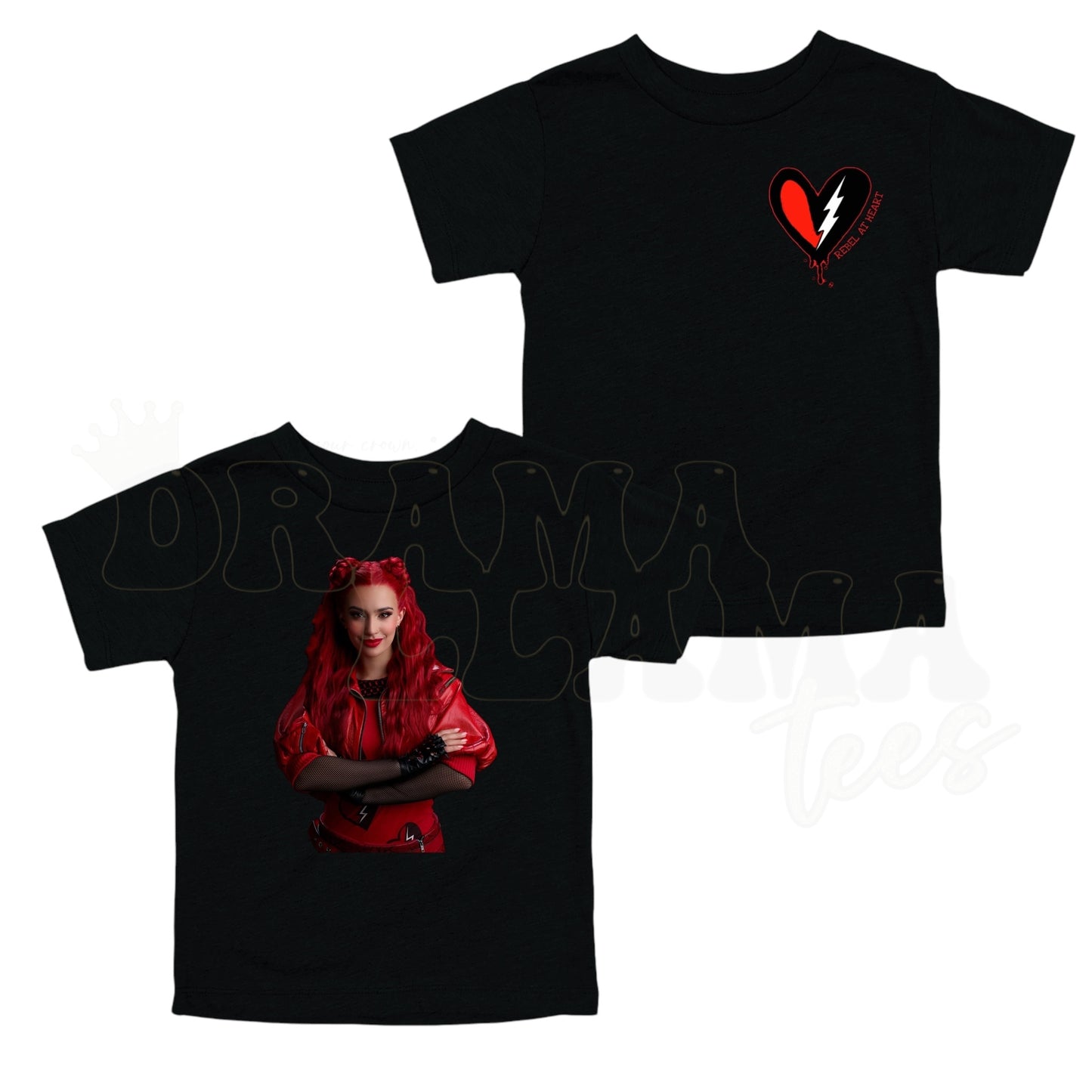 Rebel at Heart Double-Sided Tee