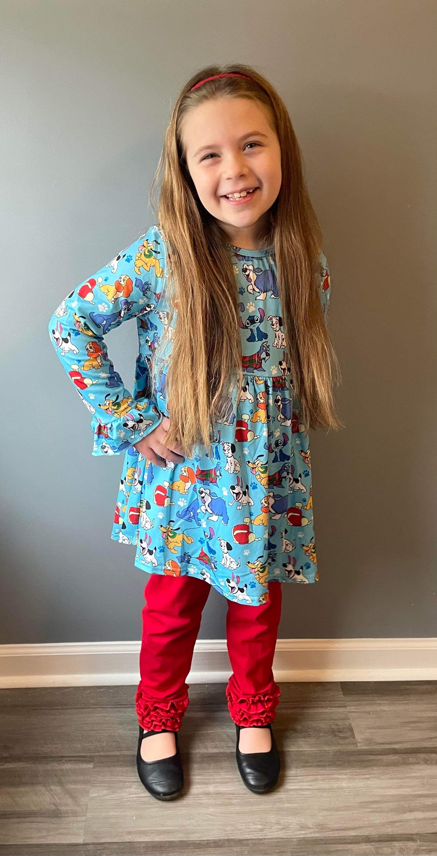 2T 6-7 7-8 Dog Character Mashup Tunic *CLOSEOUT SALE*