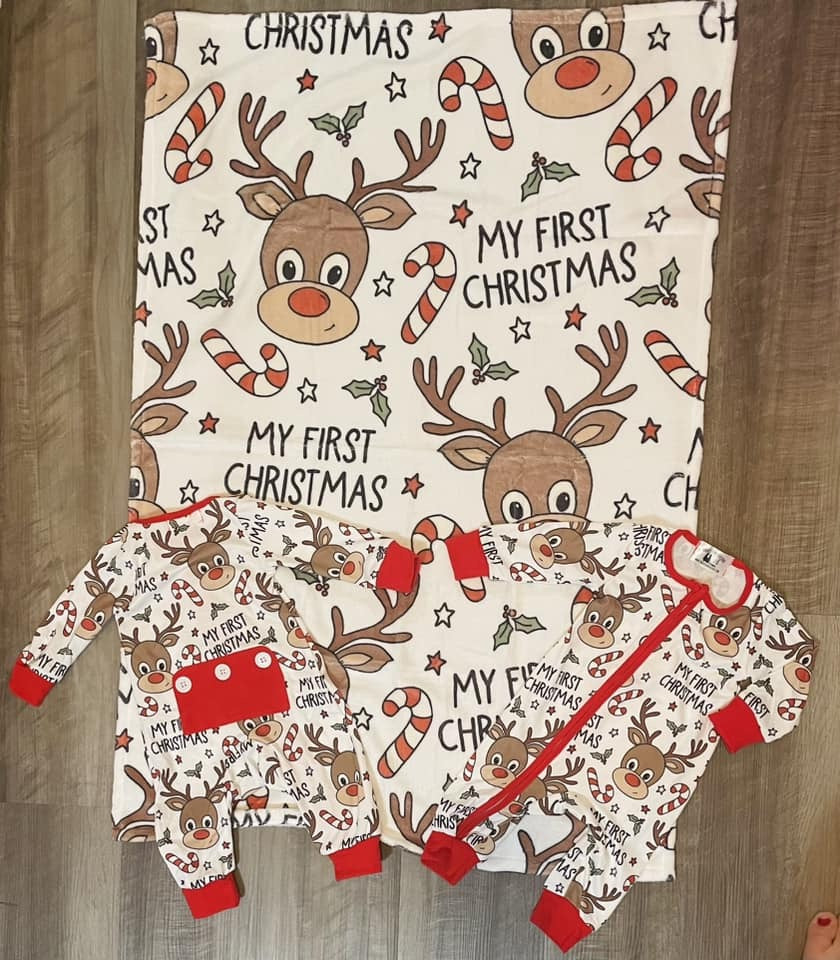 20 in stock! My First Christmas Blankets *CLOSEOUT SALE*