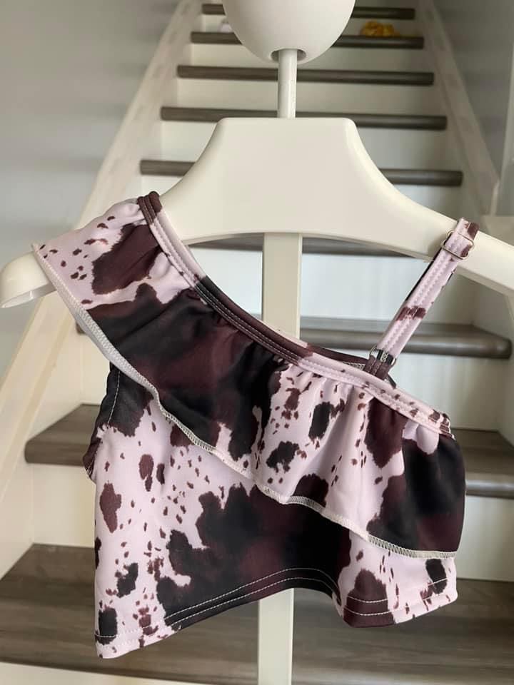 4T Cow Print Swim Top *CLOSEOUT SALE*