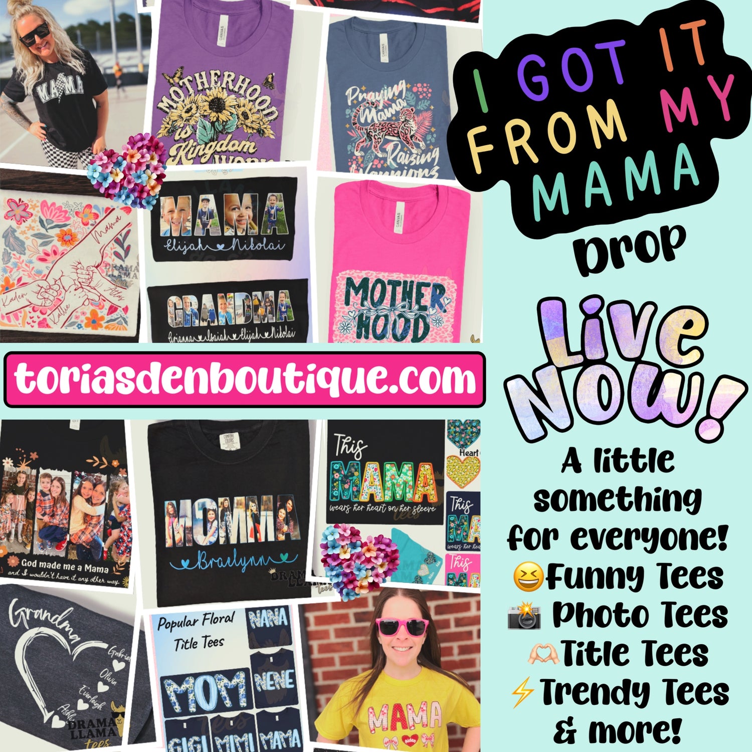 Mother’s Day Tees: 4-14 to 4-17