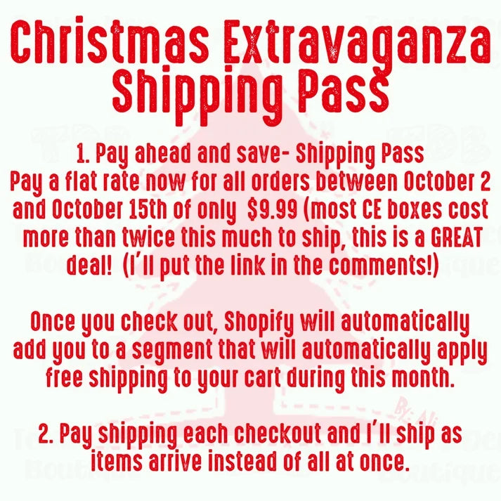 Get your shipping pass FIRST to save a LOT! This closes in 48 hours and won't be available again!