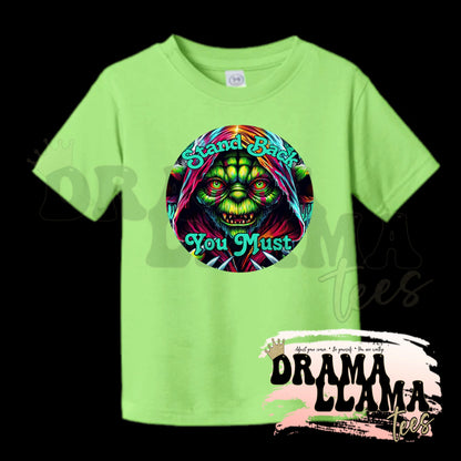 Toddler Spooky Drop 1 Tees- KEY LIME