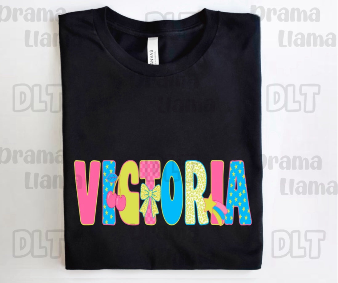 Create-Your-Own Multi-Print Tees | DLT + RR Collab | Put name/phrase/design in note box! | Pre-Order