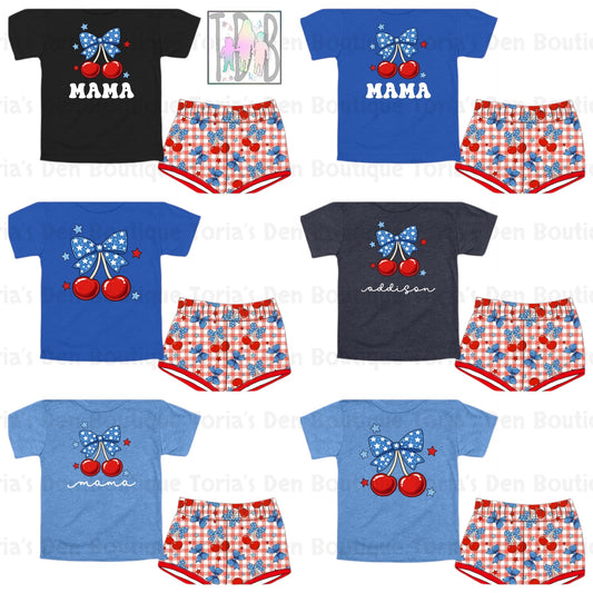 Mommy & Me Bows & Cherries Collection: TDB FOJ 2026 Pre-Order
