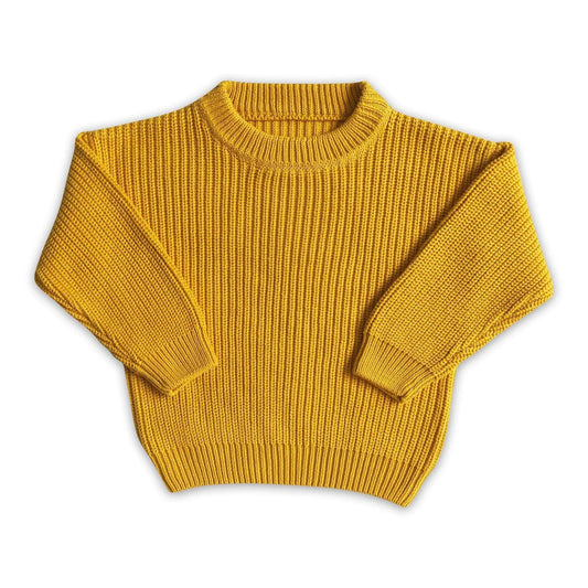 ᴡᴇᴇᴋʟʏ ᴘʀᴇ ᴏʀᴅᴇʀ Sweater- Mustard