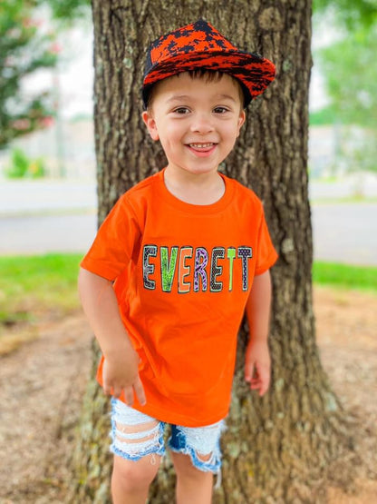Halloween Customized Name Infant Tee