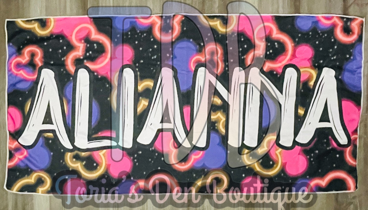 Customized Beach|Bath Towels (No Hood)- Animal Print 1