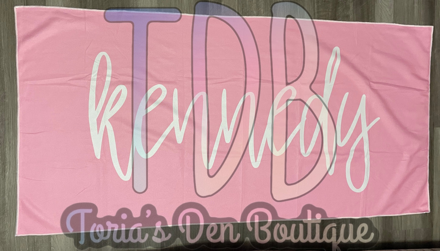 Customized Beach|Bath Towels (No Hood)- Hunny Bear 3