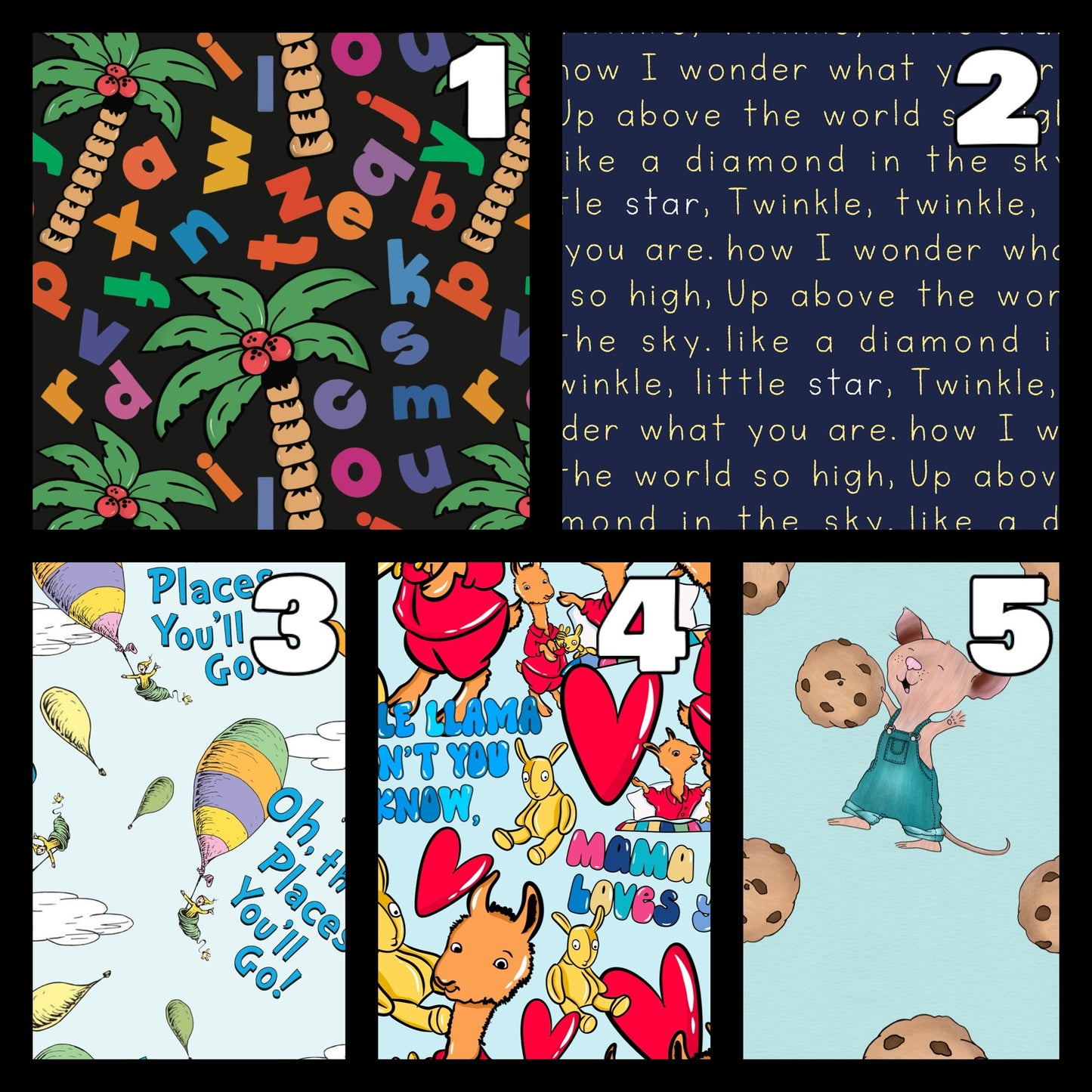 Customized Blankets- Books & Nursery Rhymes