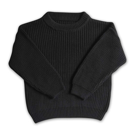 ᴡᴇᴇᴋʟʏ ᴘʀᴇ ᴏʀᴅᴇʀ Sweater- Black