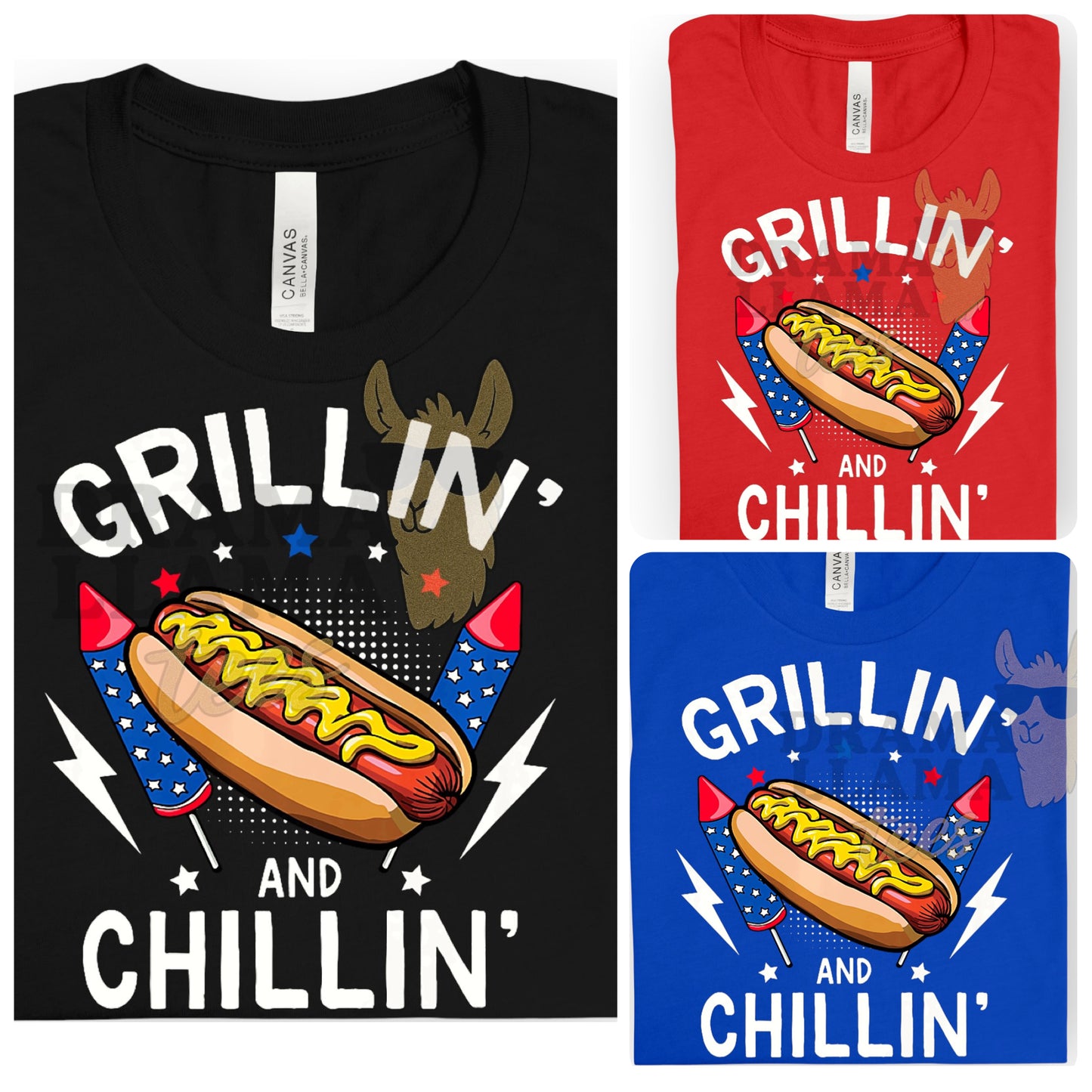 Grillin' and Chillin' | RWB Tee Release 2026 | Free Shipping | Put Shirt Size in Note Box