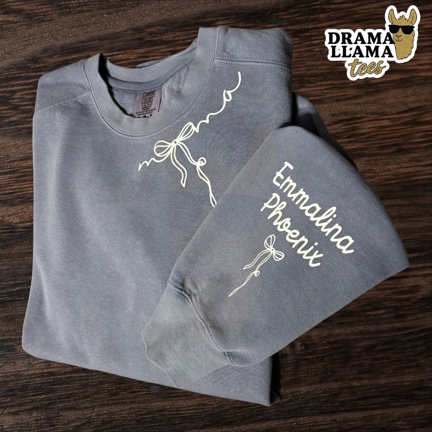 Any Title with Kid(s) Names Coquette Sweatshirts