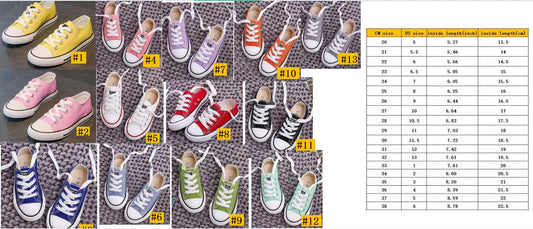 ᴡᴇᴇᴋʟʏ ᴘʀᴇ ᴏʀᴅᴇʀ Shoes (MEASURE AND USE CHART) #1-#7