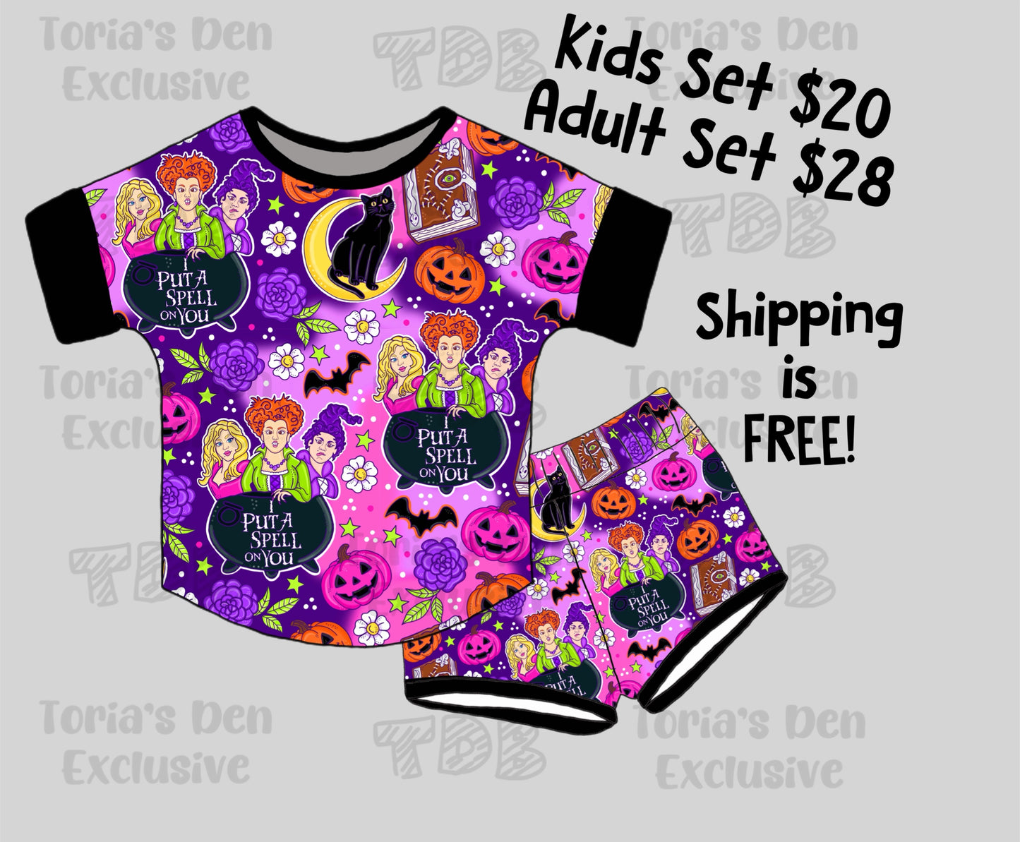 Deals Week Deal 1: Sisters Adult & Kid Sets + Add On Graphic Tees & Sweatshirts