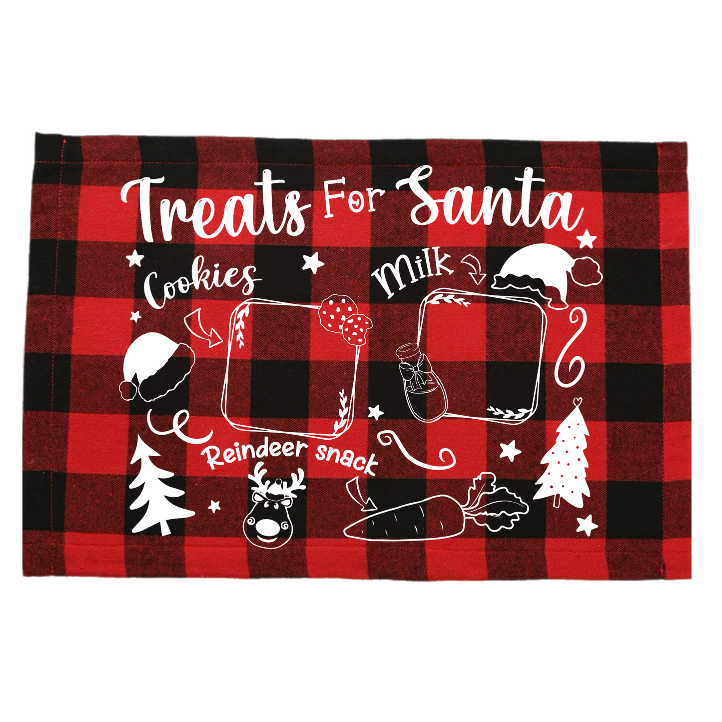 Santa Milk & Cookies Placemat