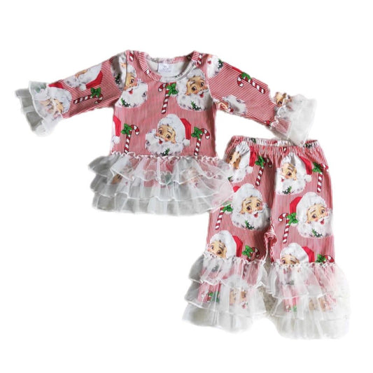 ᴡᴇᴇᴋʟʏ ᴘʀᴇ ᴏʀᴅᴇʀ Christmas Santa Ruffle Set