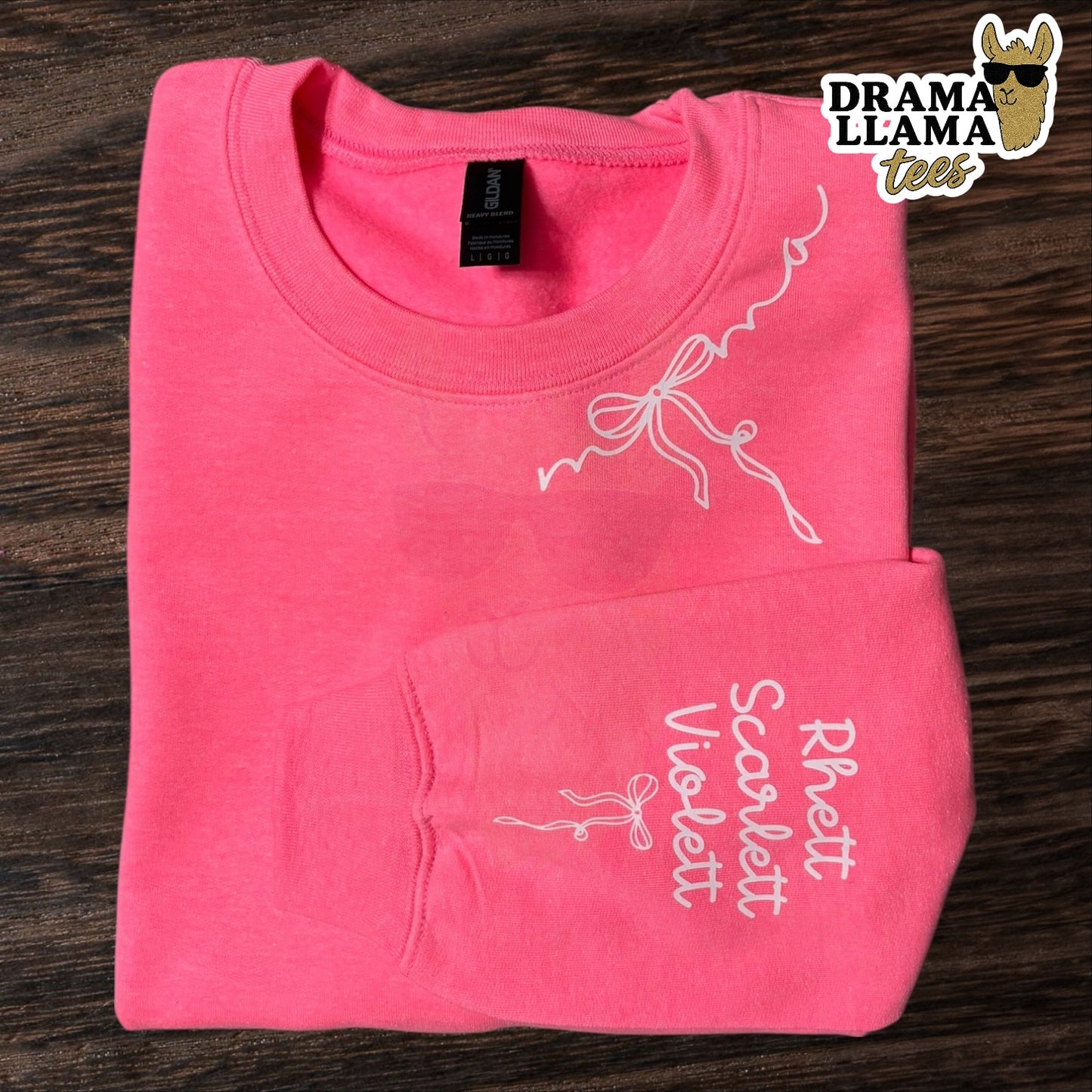 Any Title with Kid(s) Names Coquette Sweatshirts