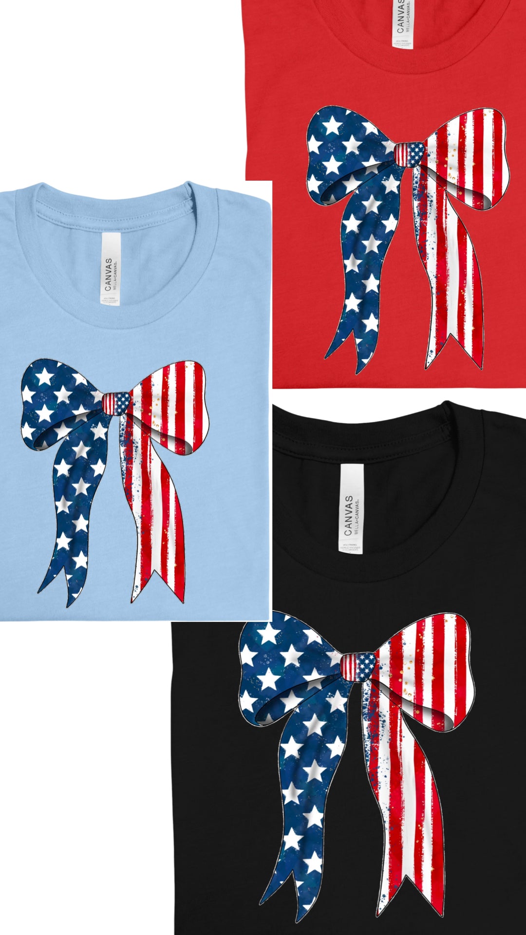 Long RWB Bow | RWB Tee Release 2026 | Free Shipping | Put Shirt Size in Note Box