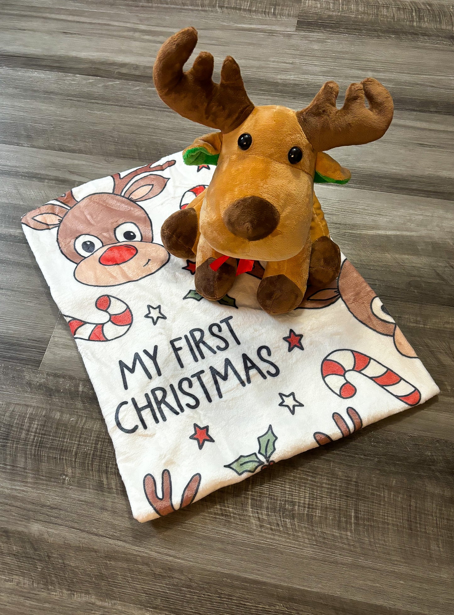 *Only 4 Left* 14" Reindeer Personalized Buddy! ~Can also purchase without personalization~