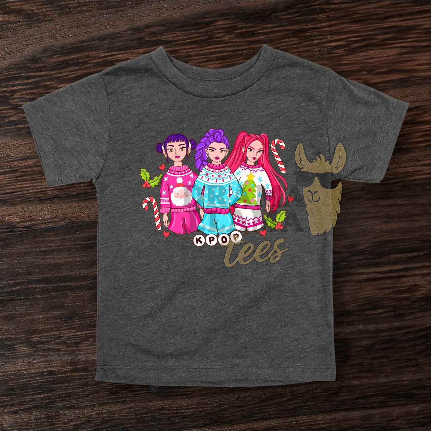 K💥 Christmas Collab Tees/Sweatshirt (Multiple Color Options!): DLTPO