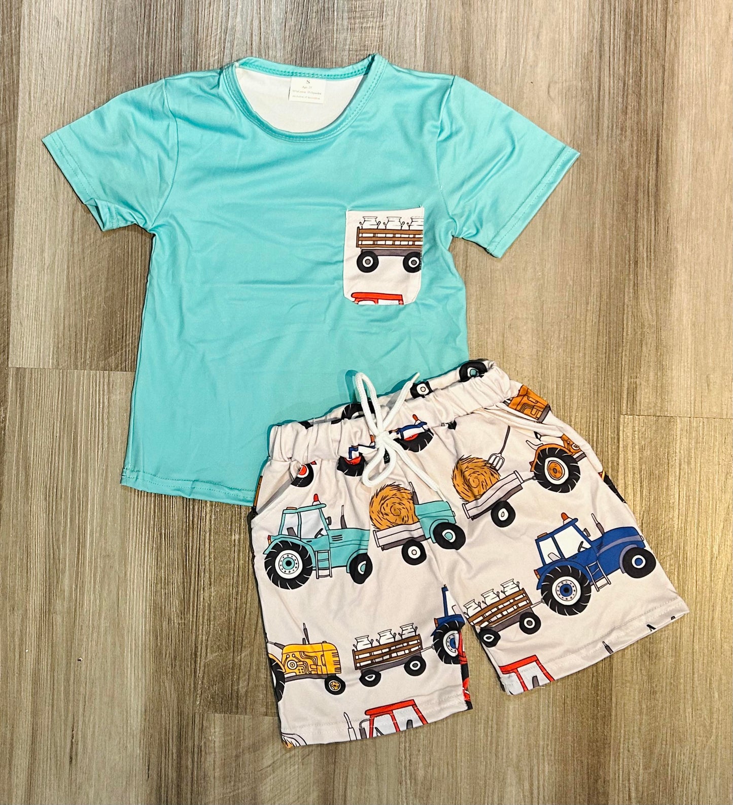 ᴡᴇᴇᴋʟʏ ᴘʀᴇ ᴏʀᴅᴇʀ Tractor Pocket Shorts Set