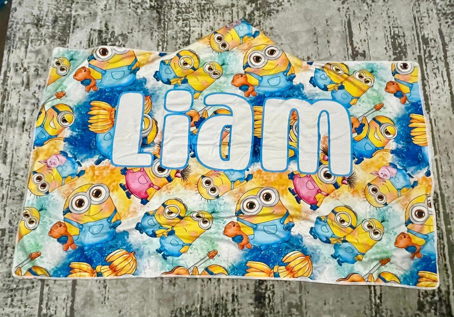 Customized Hooded Bath Towels (3 Sizes)- Boys Boys Boys